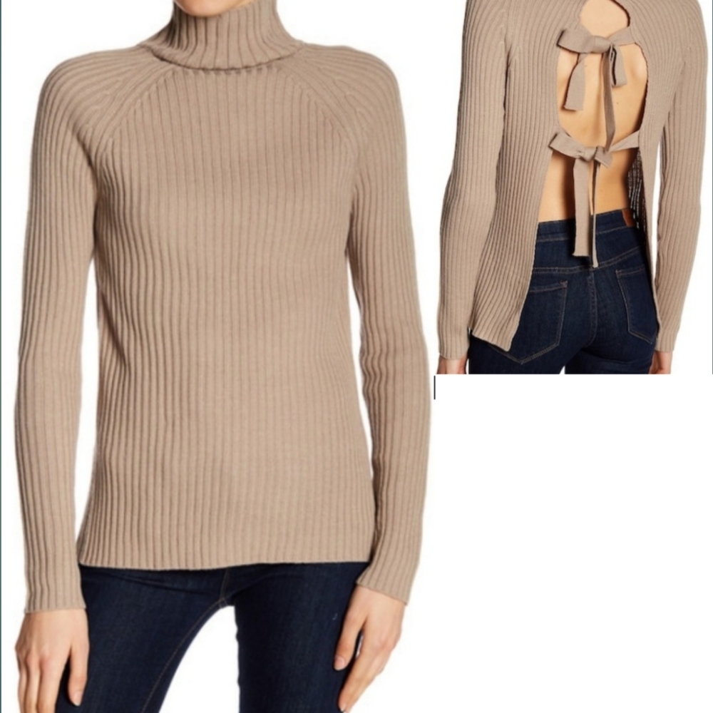 LUCCA ribbed turtleneck sweater M